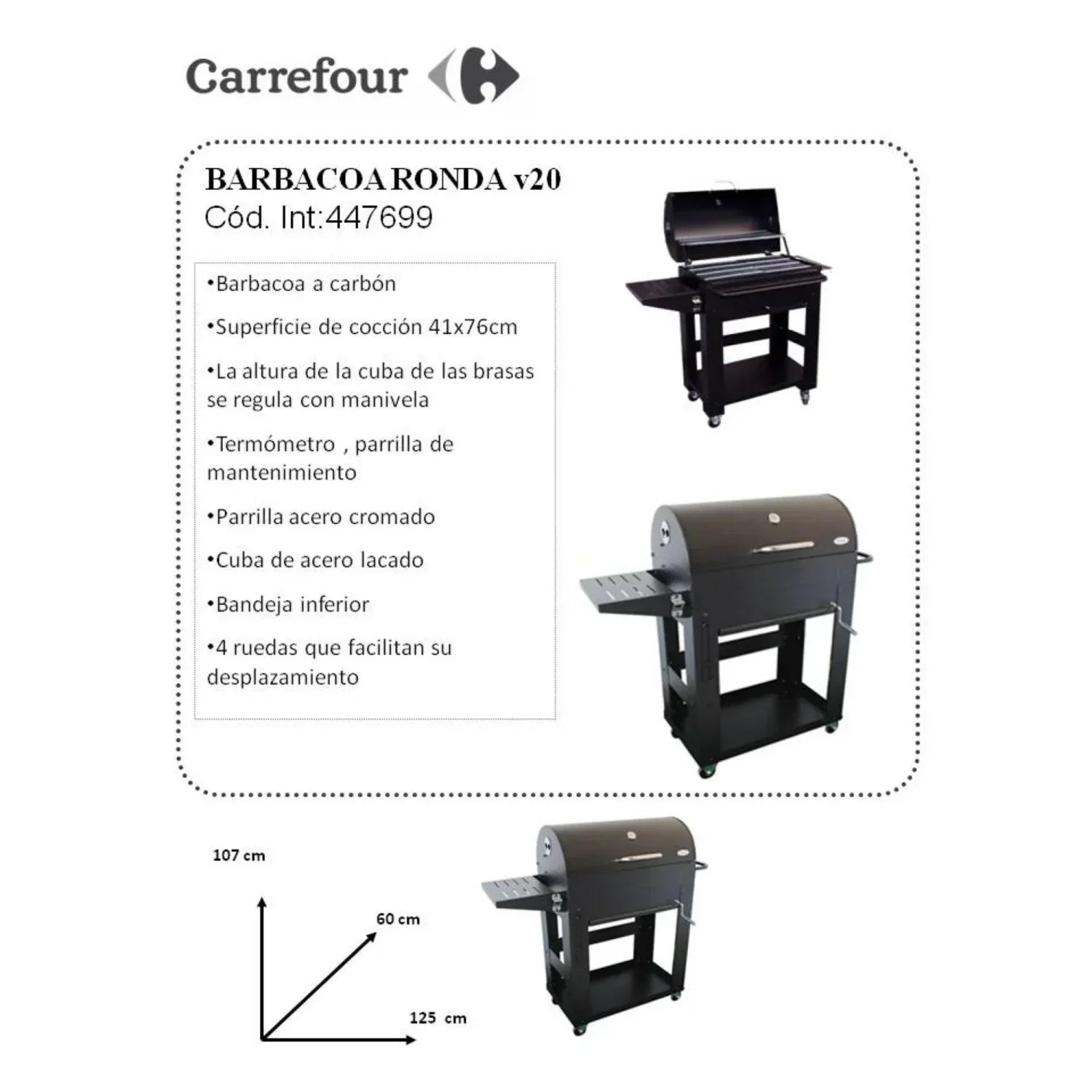 Barbacoa Mod. Ronda V-2020