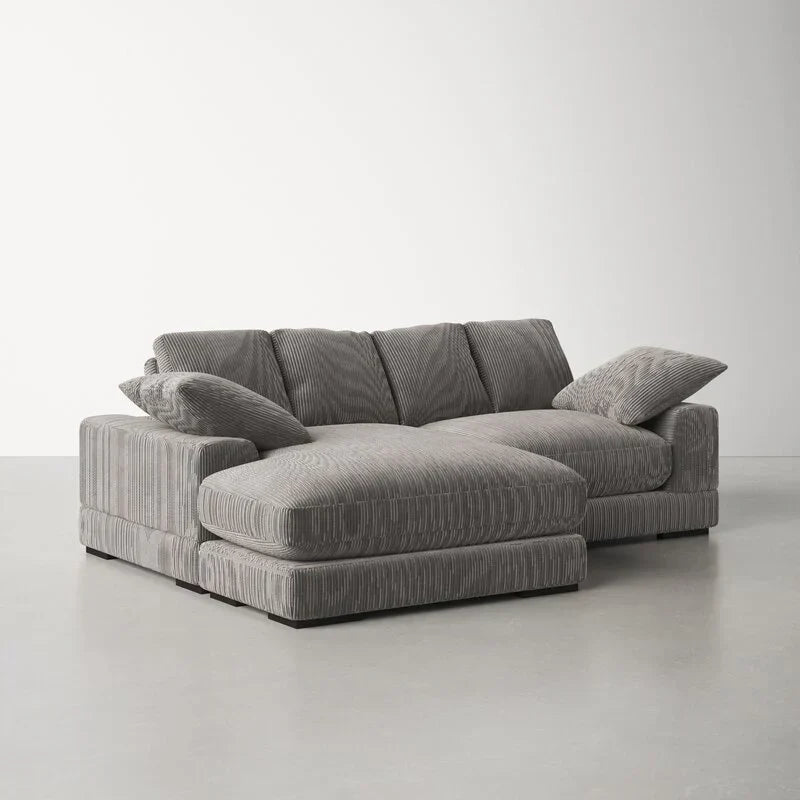 106″ breites wendbares Sofa und Chaiselongue