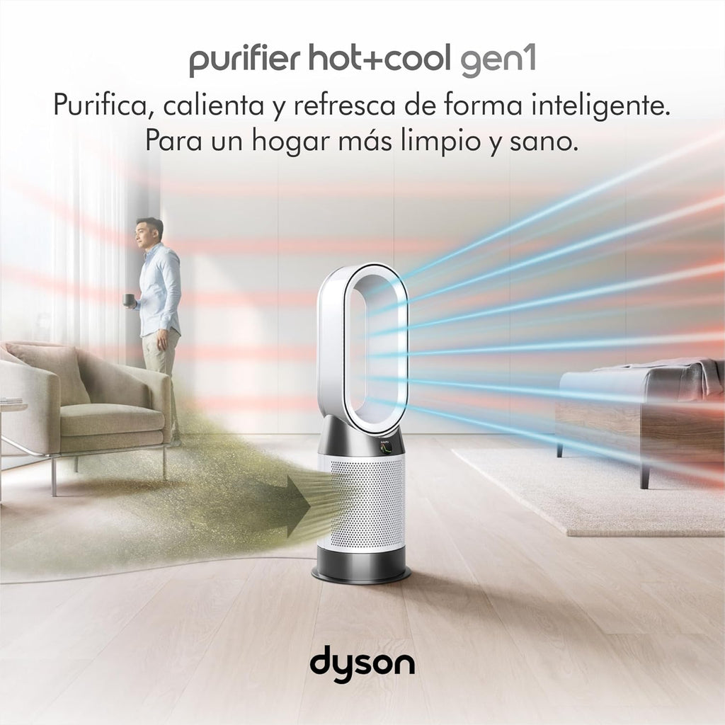 Dyson Hot+Cool™ Gen1 HP10 Luftreiniger und Heizlüfter – gereinigte Luft, Heiz- und Kühlfunktion (Silber)