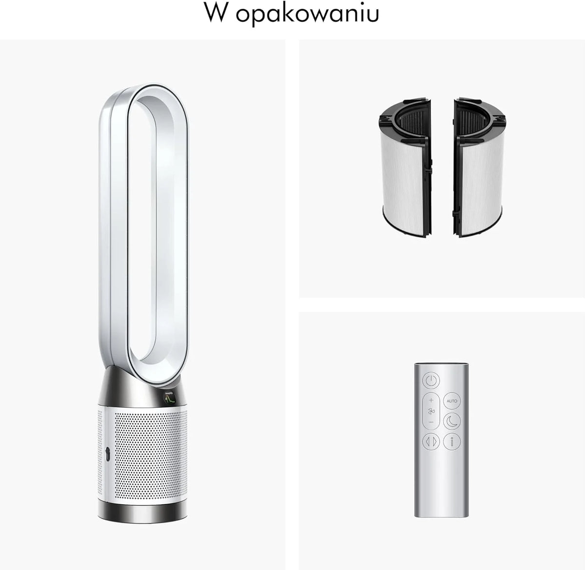 Dyson Purifier Cool PC1 Leistungsstarker Luftreiniger (Weiß/Weiß)