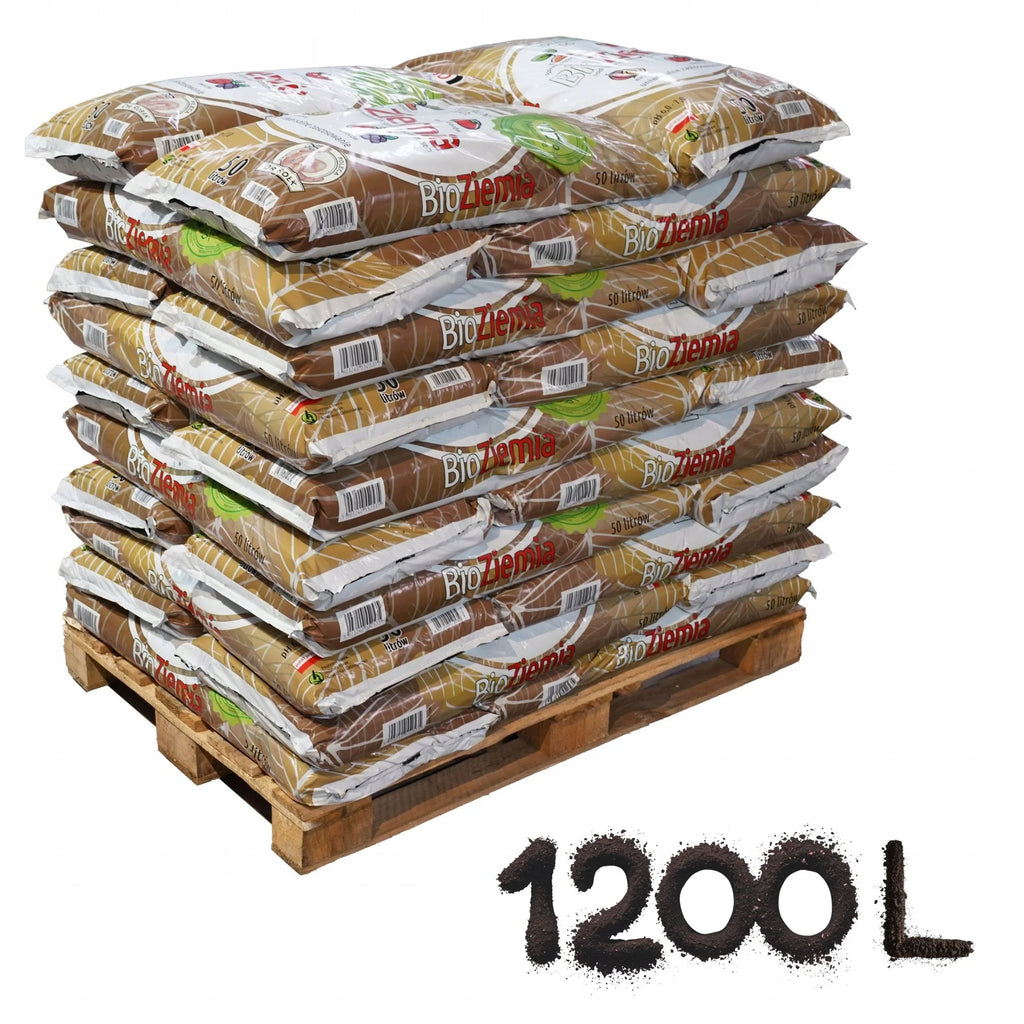 Bio-Gartenerde Kompost 1050L für Tomaten, Gemüse, Setzlinge PALETTE