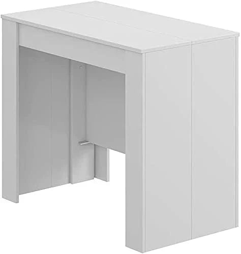 Mobelcenter - Mesa de Comedor Consola Extensible, Mesa para Salón recibidor o Cocina, Mesa Fuelle Extensible, Color Cemento (1127)