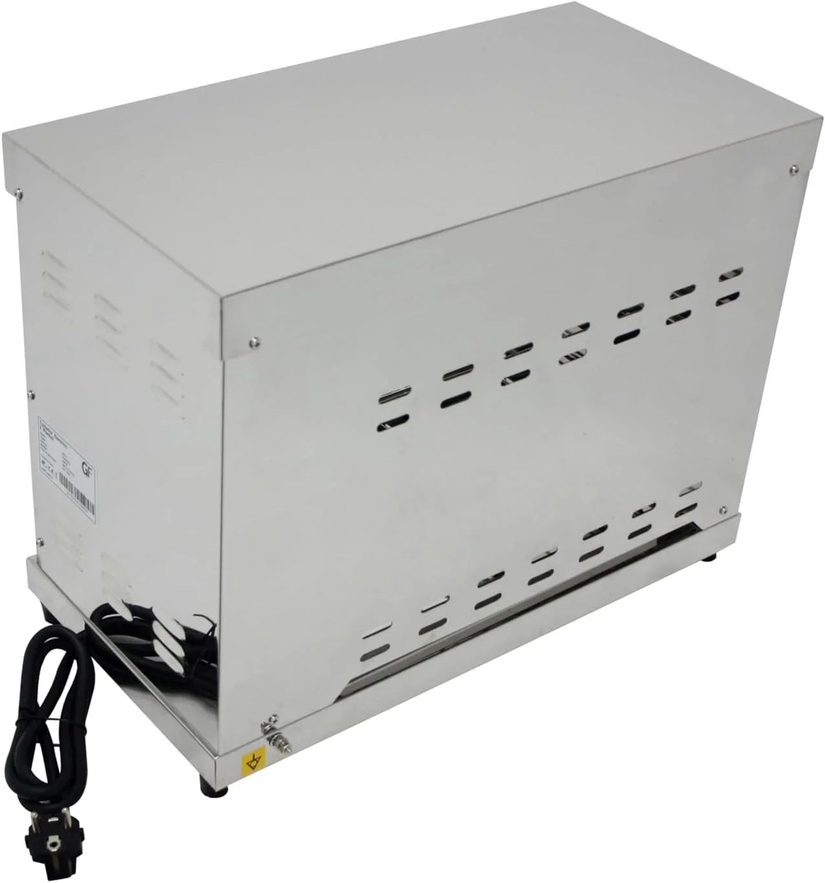 Tostador Eléctrico Industrial de Cuarzo 2 Plantas, 3000W, Acero Inoxidable, Parrilla y Bandeja Recogemigas Extraíbles, Uso Profesional Hostelería