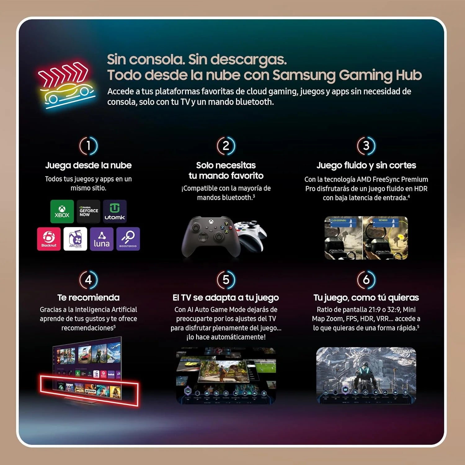 TV 55 Pulgadas Neo QLED QN90D 4K Mini LED con Resolución 4K Mejorada, Procesador NQ4 AI Gen2 con Inteligencia Artificial, Dolby Atmos, Q-Symphony y Motion Xcelerator 144 Hz