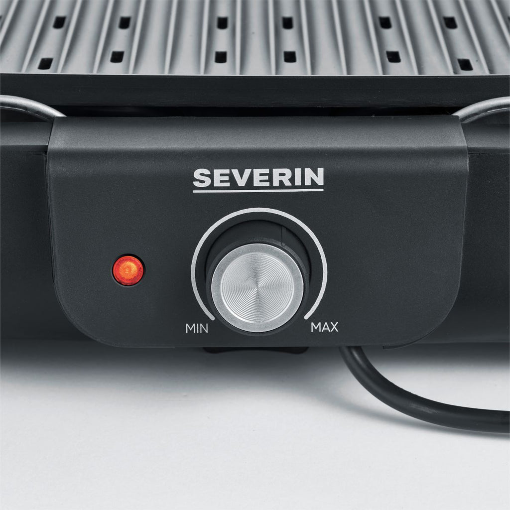 Severin Tischgrill PG 8556 mit Grillplatte - 2300 W, Schwarz