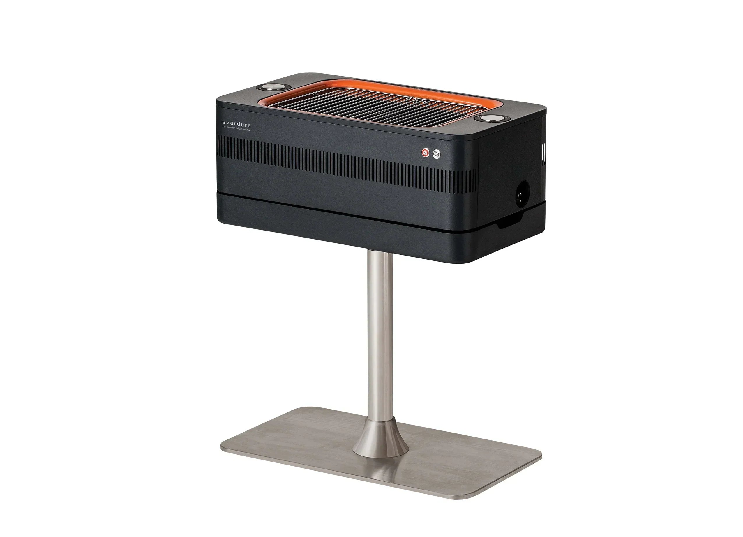 2026 Holzkohlegrill mit elektrischer Zündung – 1400W Fast Flame Ignition™ – Inklusive Drehspieß (15 kg) und Standfuß