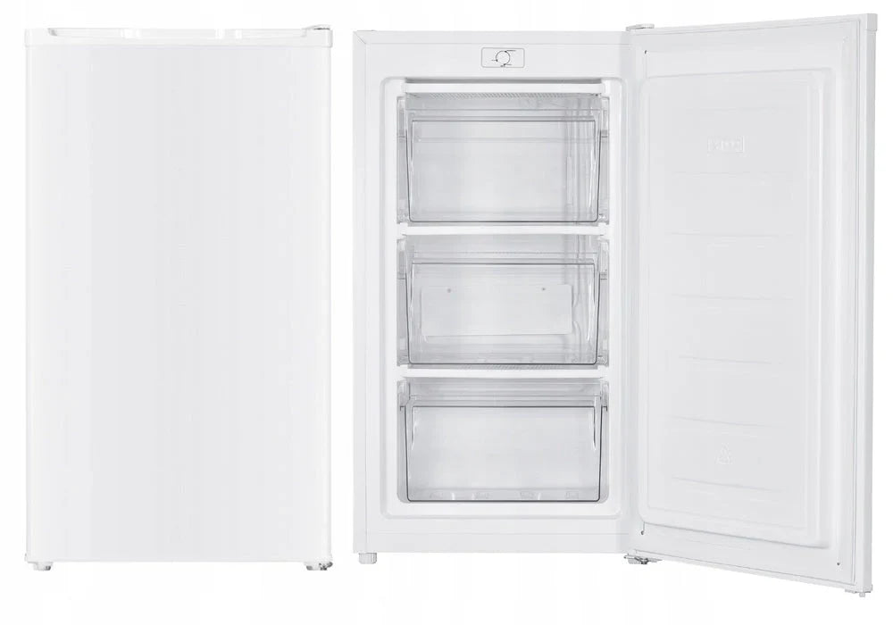 KLEINER GEFRIERSCHRANK 60L 3 SCHUBLADEN GERÄUMIG WEISS