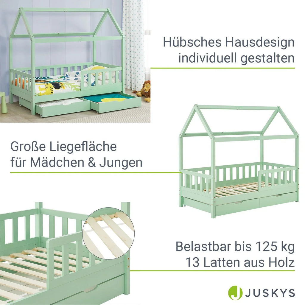 2026 Marli Kinderbett 90 x 200 cm mit Schubladen