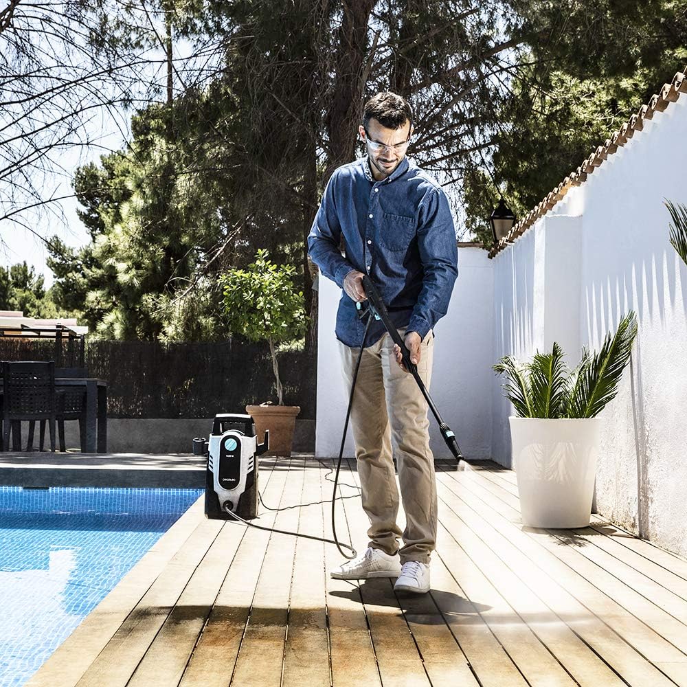 Cecotec HydroBoost 2400 AdvanceClean High Pressure Washer. 2400W, Home, Garden or Car, Flow Rate of 480l/h, 180 Pressure Bars, Aluminium Pump, Action Radius 14 m