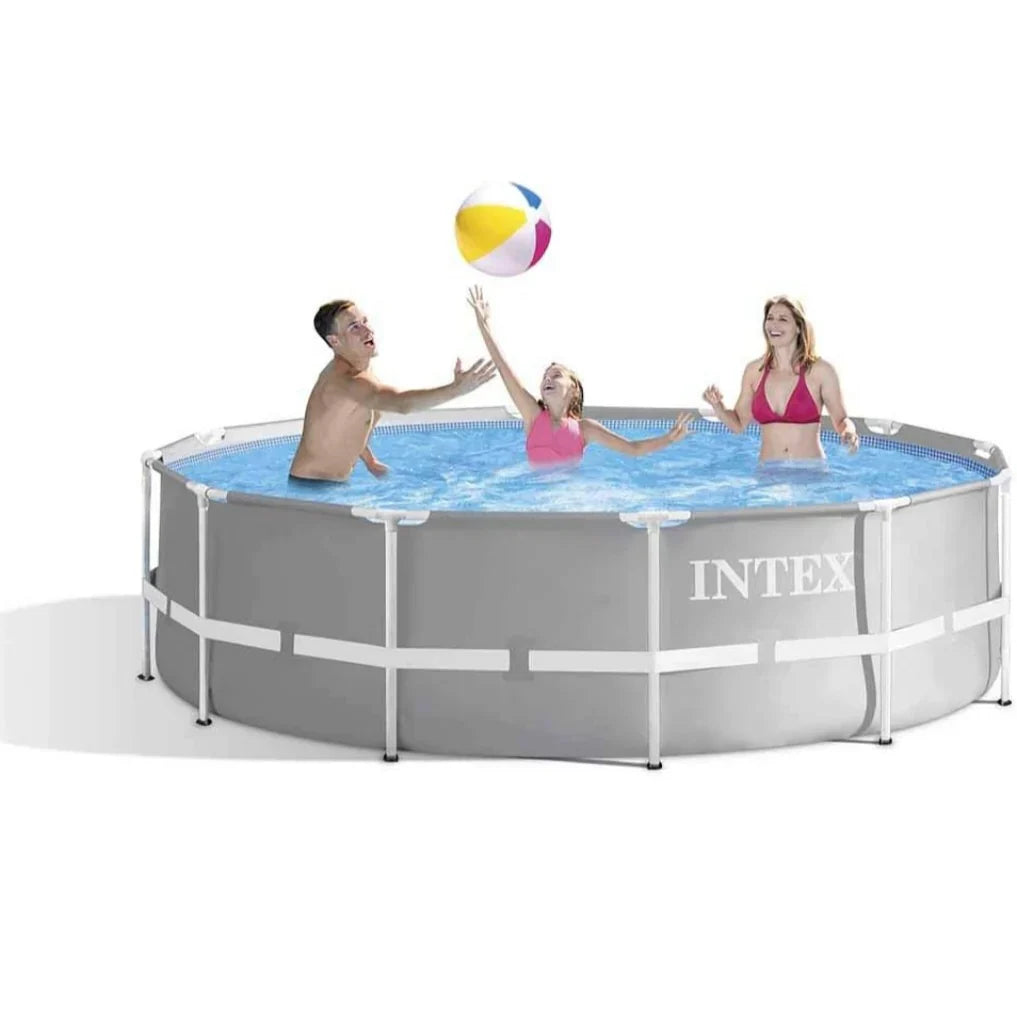 2025 Piscina Intex Prism Frame 12 pies x 39" (Filtro y Escalera Incluidos)