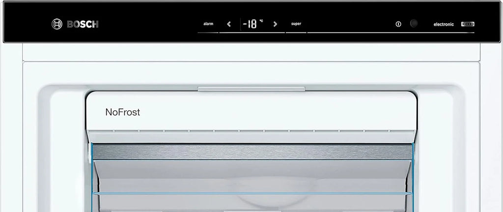 Bosch GSN51AWCV Serie 6 - Congelador independiente, 161 x 70 cm, 175 kWh por año, color blanco, 290 L, tamaño XXL, iluminación LED, VarioZone, NoFrost