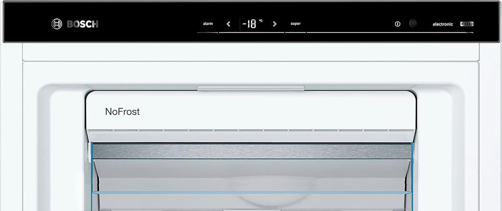 Bosch GSN54AWCV Serie 6 - Congelador XXL (176 x 70 cm, extra ancho, 327 L, NoFrost nunca más descongelar, iluminación LED uniforme, espacio para grandes congeladores)