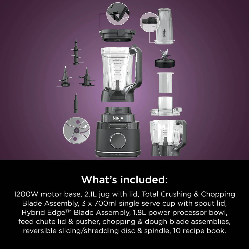 2025 Sistema de Cocina Ninja Detect™ Power Blender + Processor Pro