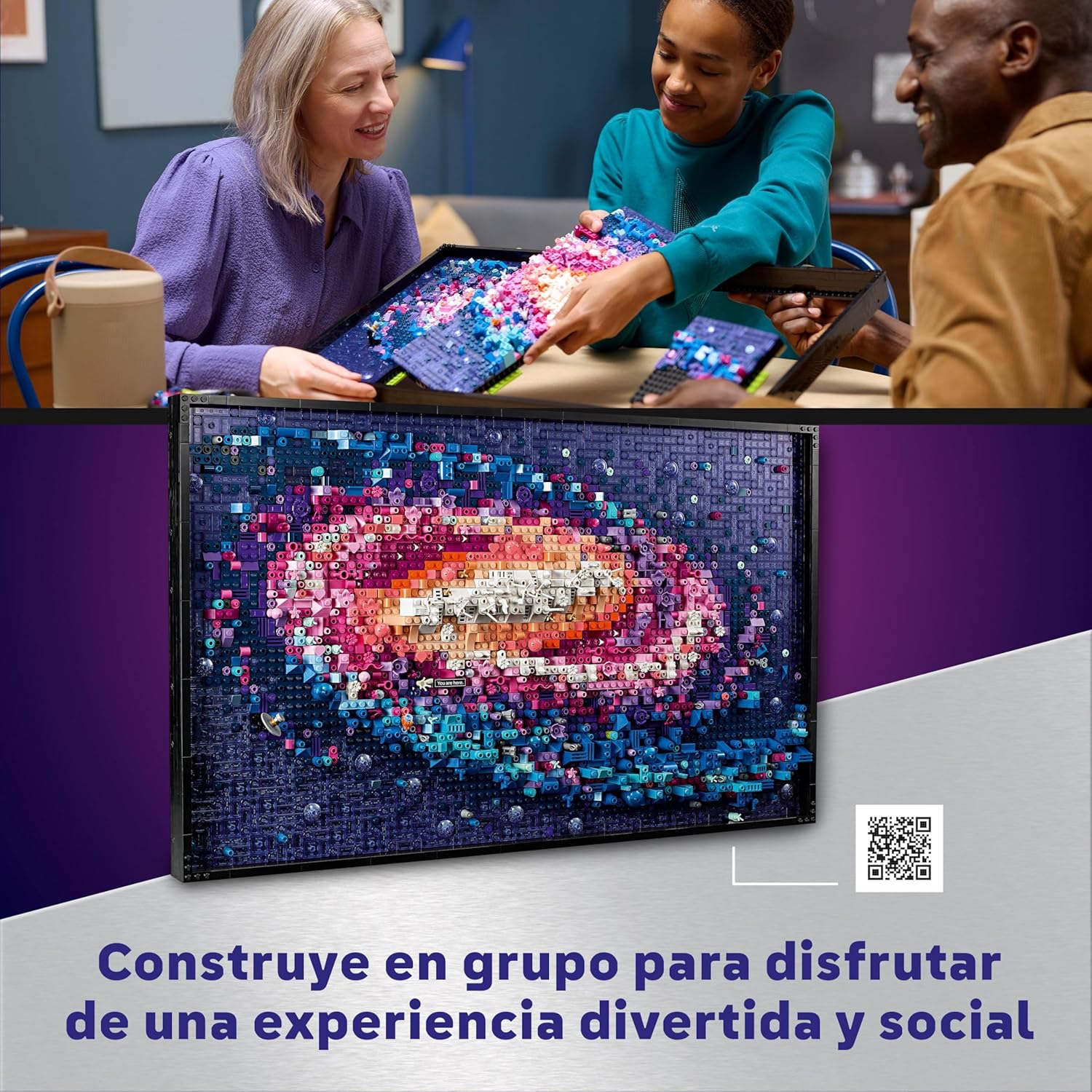 Art Galaxia Milchstraße Wandgemälde und Wanddeko für Wohnzimmer und Zuhause, kreatives Astronomie-Geschenk für Männer und Frauen, Modell für Erwachsene, 3D-Poster 31212