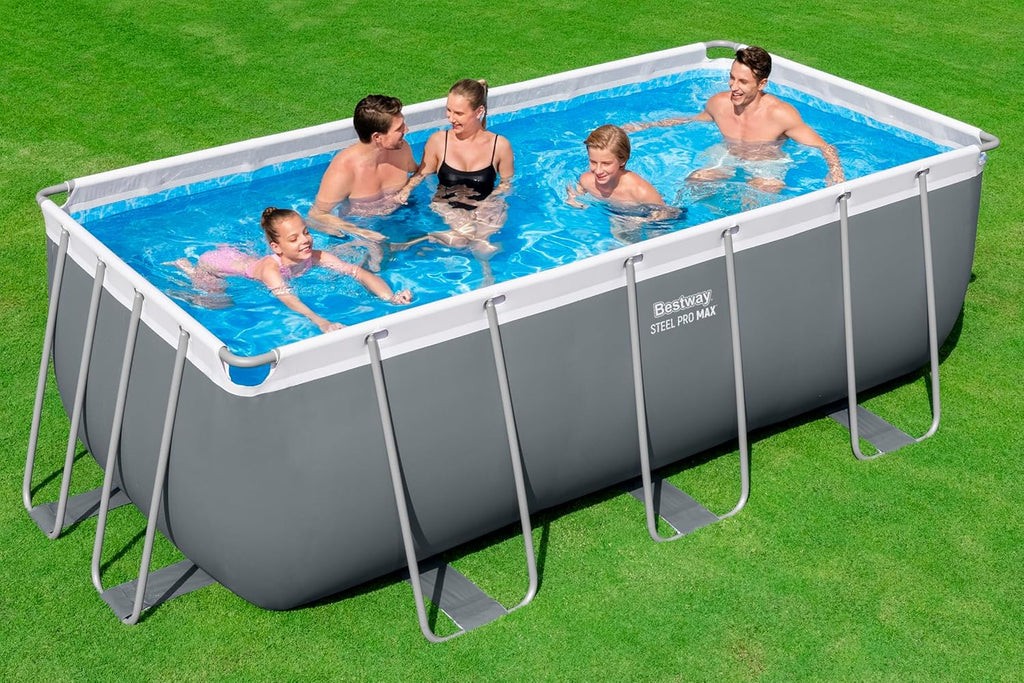 Bestway Rechteckiger Pool 4,12 m x 2,01 m x 1,22 m
