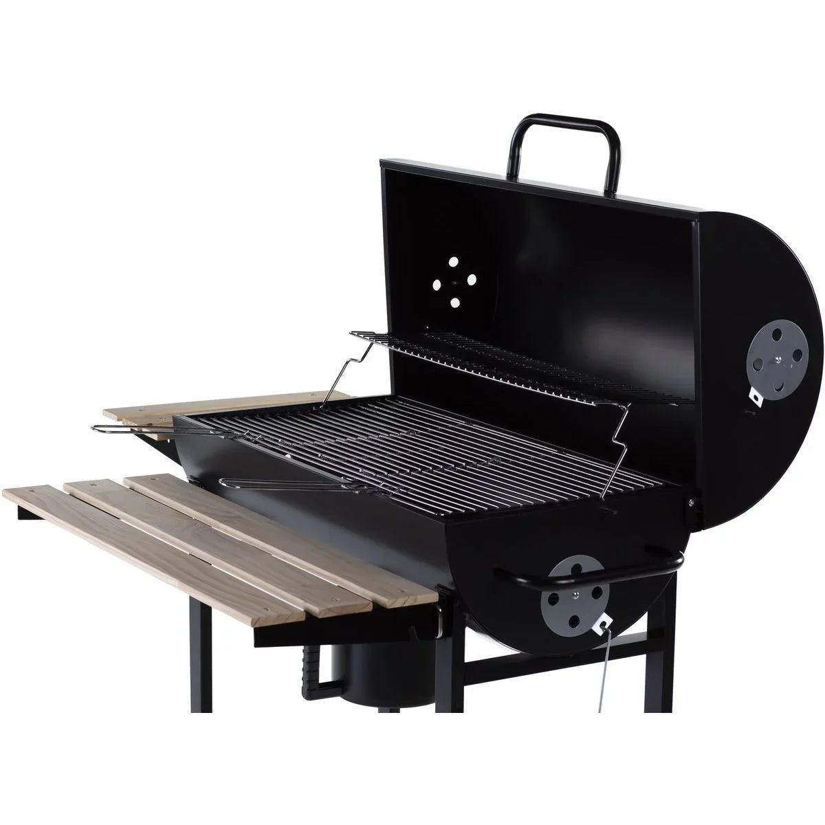 Holzkohlegrill „King“ – 95 x 63 x 105 cm – Schwarz