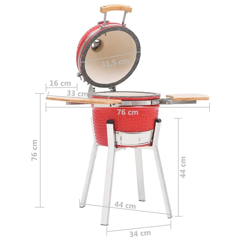 Kamado Keramik-Räuchergrill 76 cm Vidaxl