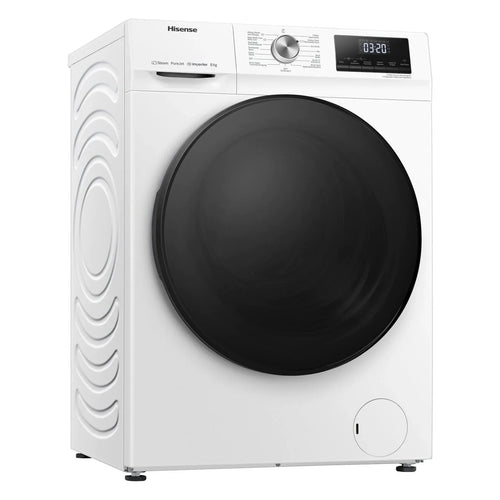 2025 Hisense WFQA8014EVJM Frontlader-Waschmaschine, 8 kg, 1400 U/min, weiß