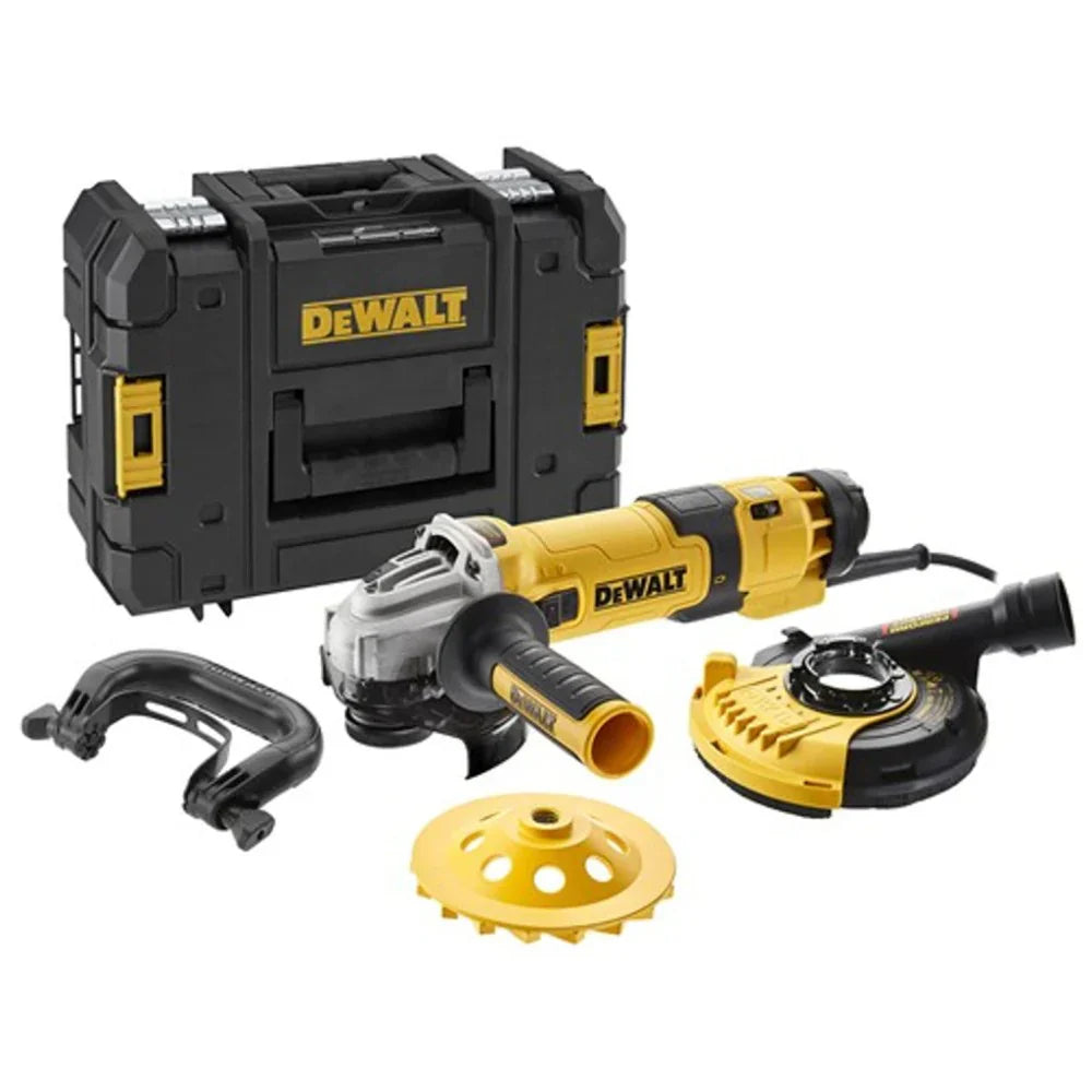 2025 DeWALT DWE4257KT-QS 1500W/125 mm Betonschleifer – Komplettset für Betonoberflächen