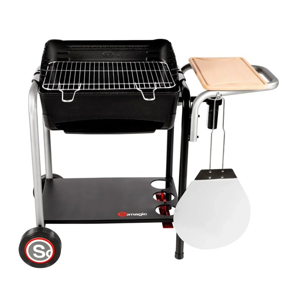 Roma Holzkohlegrill mit Pizzakochfunktion