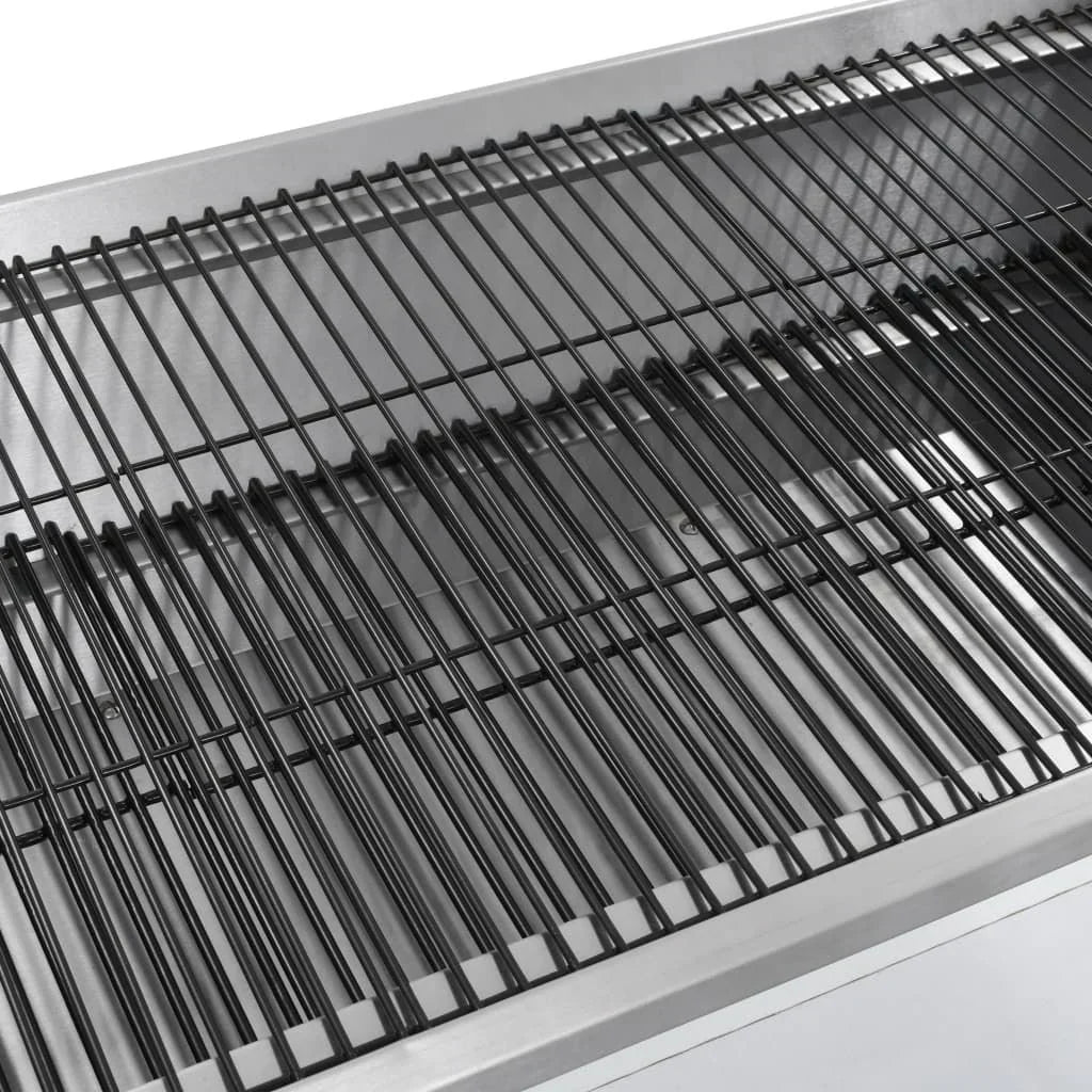 Parrilla De Barbacoa Con Asador Y Motor Eléctrico Vidaxl