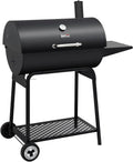 2026 Parrilla de carbón Royal Gourmet CC1830 de 30 pulgadas con mesa lateral, barbacoa exterior con 627 pulgadas cuadradas de espacio de cocción para jardín, terraza y fiestas, color negro