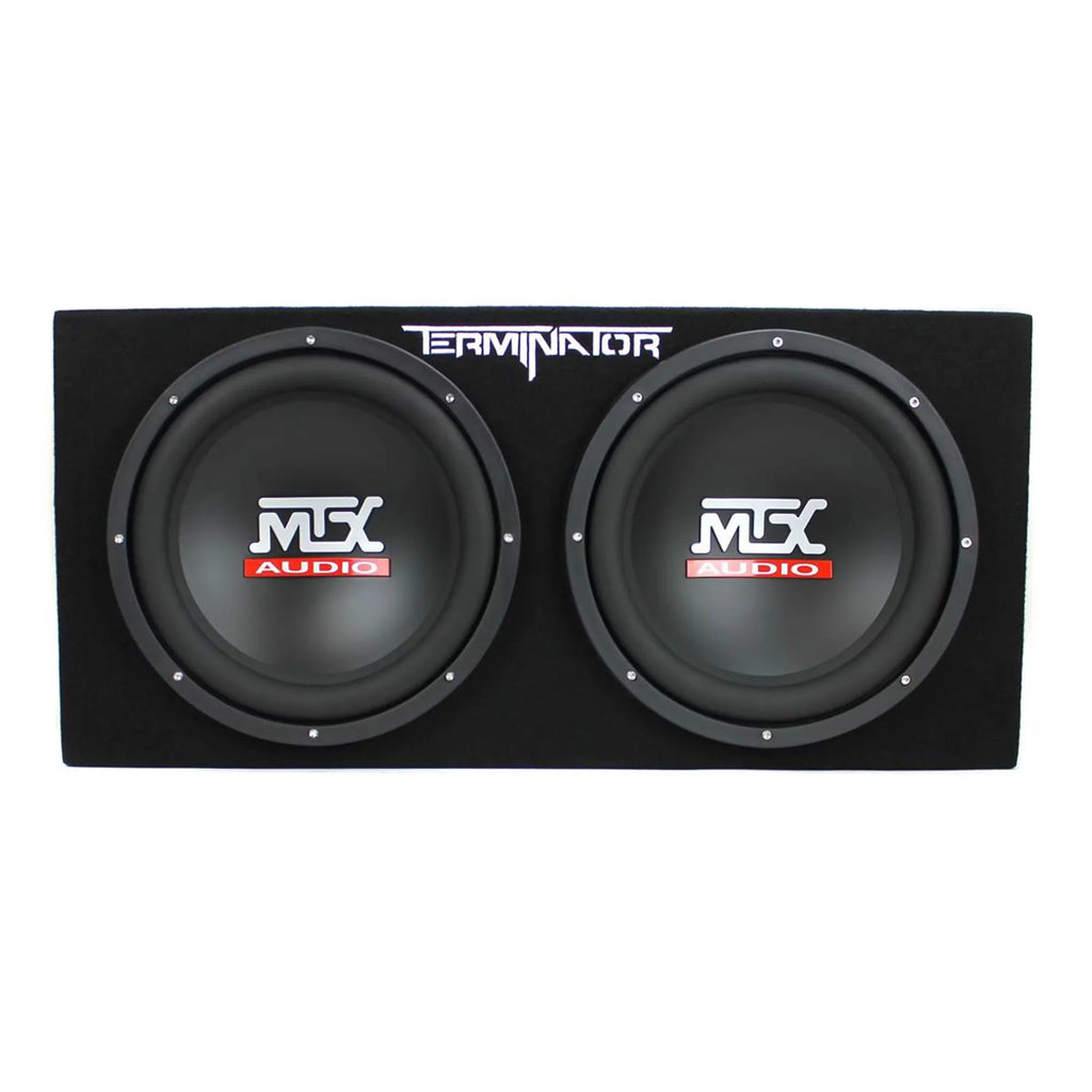 2025 Pack Subwoofer para coche MTX TNP212D2 12" 1200W con amplificador y kit de instalación