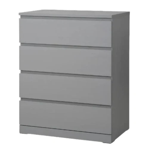 Cómoda MALM de 4 cajones IKEA, gris, 80x100 cm