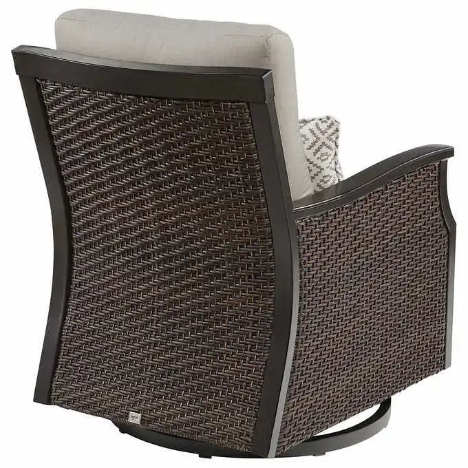 2026 Nuevo conjunto de muebles de exterior de 5 piezas con fuego Agio para patio