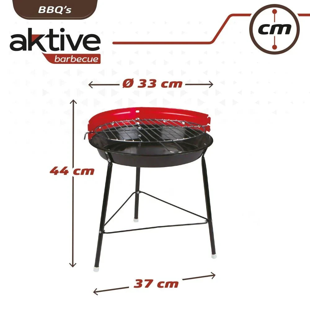 Barbacoa De Carbón Aktive Sport Camping