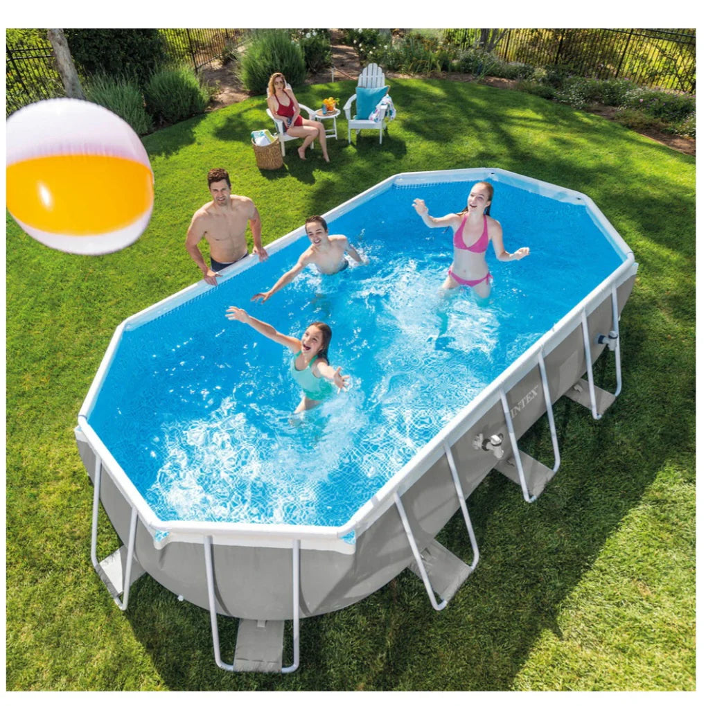 2025 Piscina Ovalada Intex Prism Frame 20 pies x 10 pies x 48 pulgadas