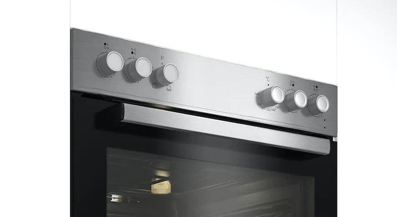 2026 Conjunto cocina Beko BBUC12020X con placas y horno de convección