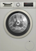 Bosch Washing Machine, Free Installation, 8 kg, Series 6, EcoSilence, Anti-Fingerprint Steel, WUU28T8XES