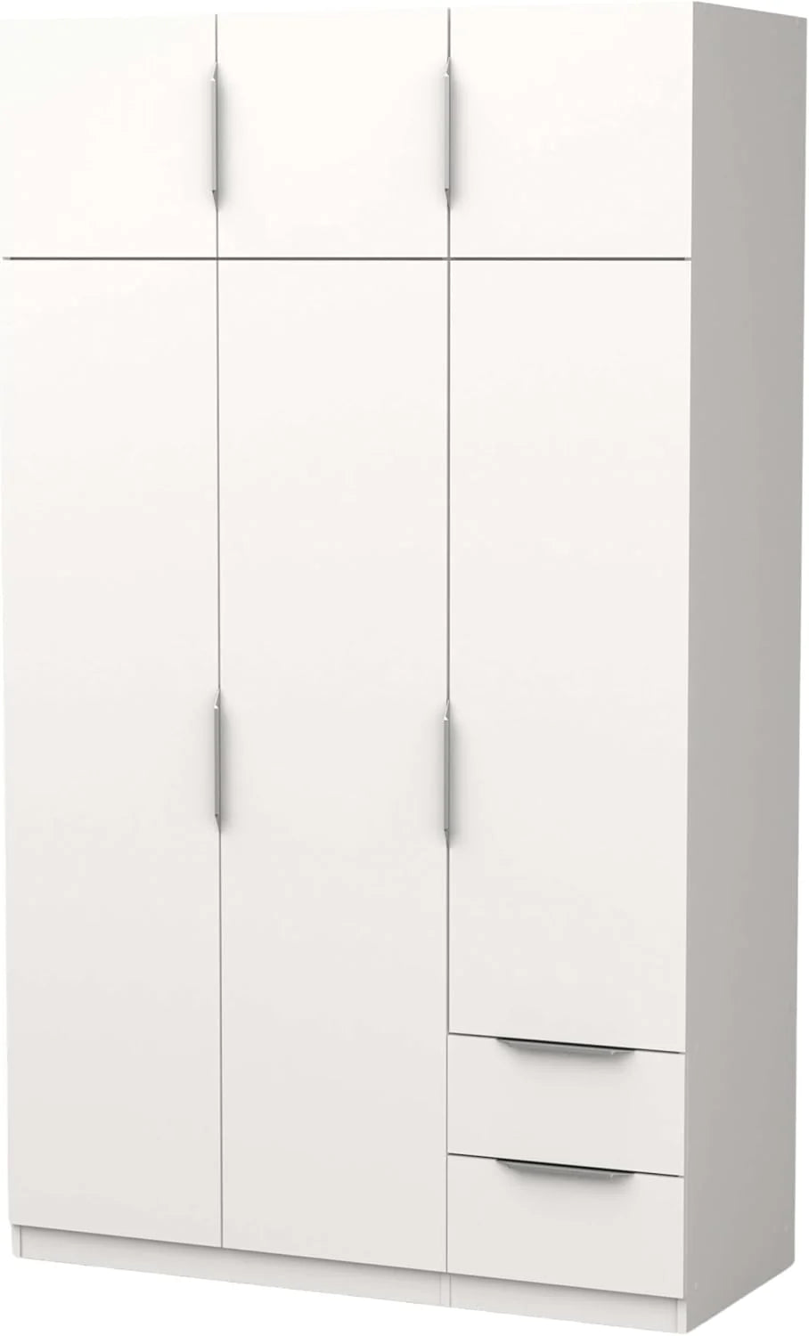 Miroytengo Armario Ghost Grande 6 Puertas y 2 Cajones Color Blanco Mate 203x119 cm