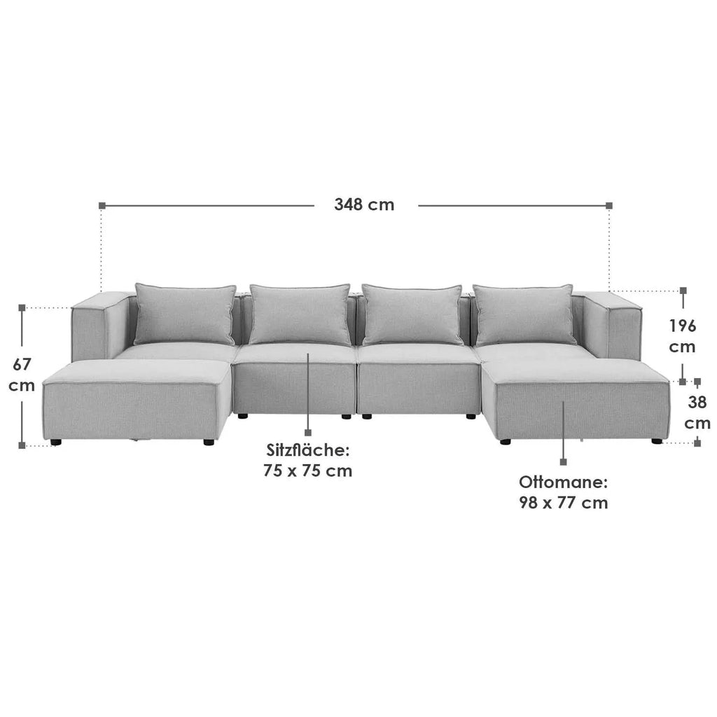 2025 Sofá modular Domas XXL – salón modulable