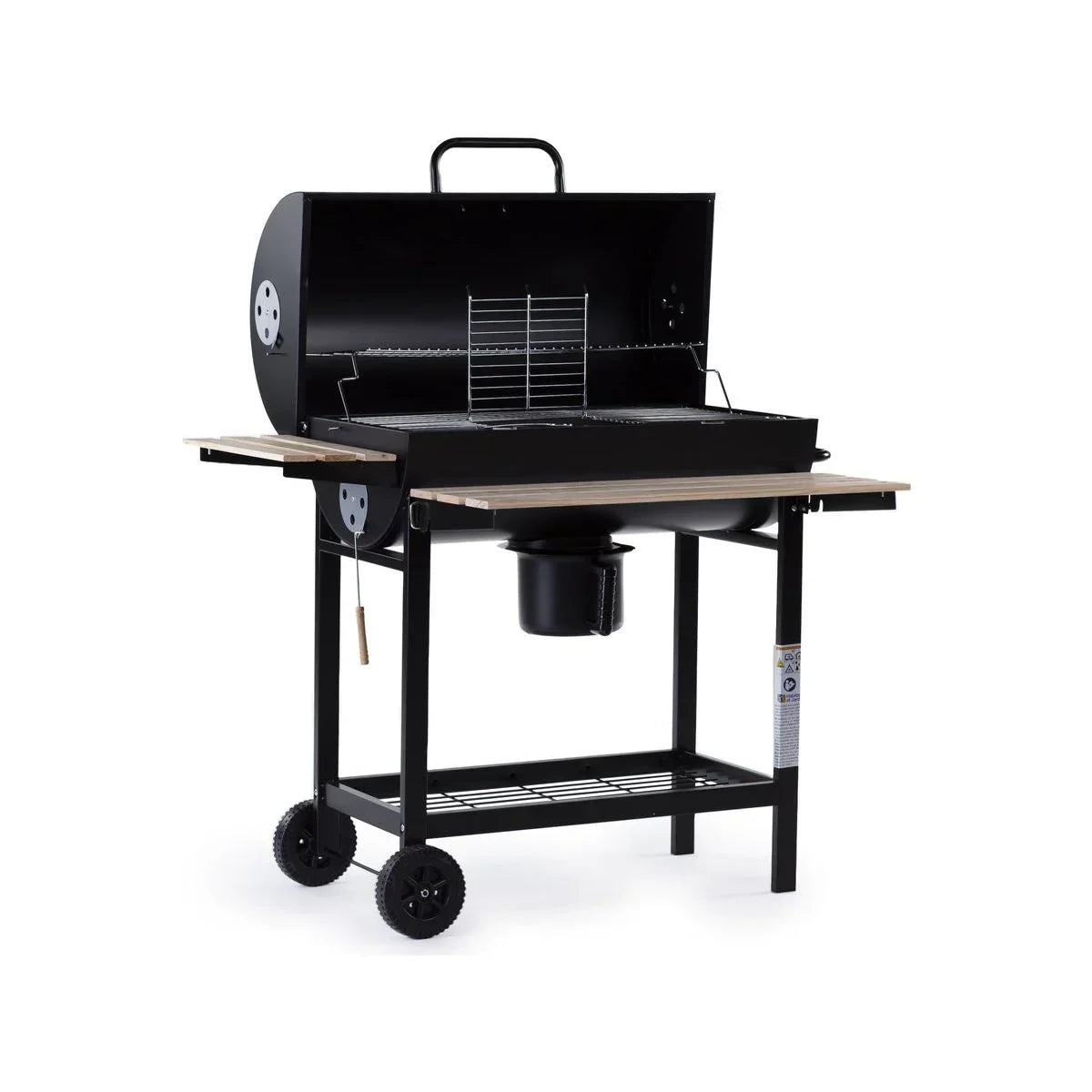 Holzkohlegrill „King“ – 95 x 63 x 105 cm – Schwarz