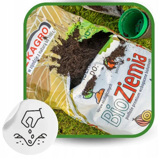 Bio-Gartenerde Kompost 1050L für Tomaten, Gemüse, Setzlinge PALETTE