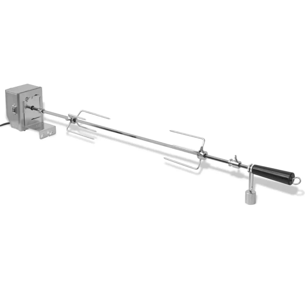Vidaxl Professioneller Drehspieß für Braten/Grill mit Motor, Stahl, 900 mm