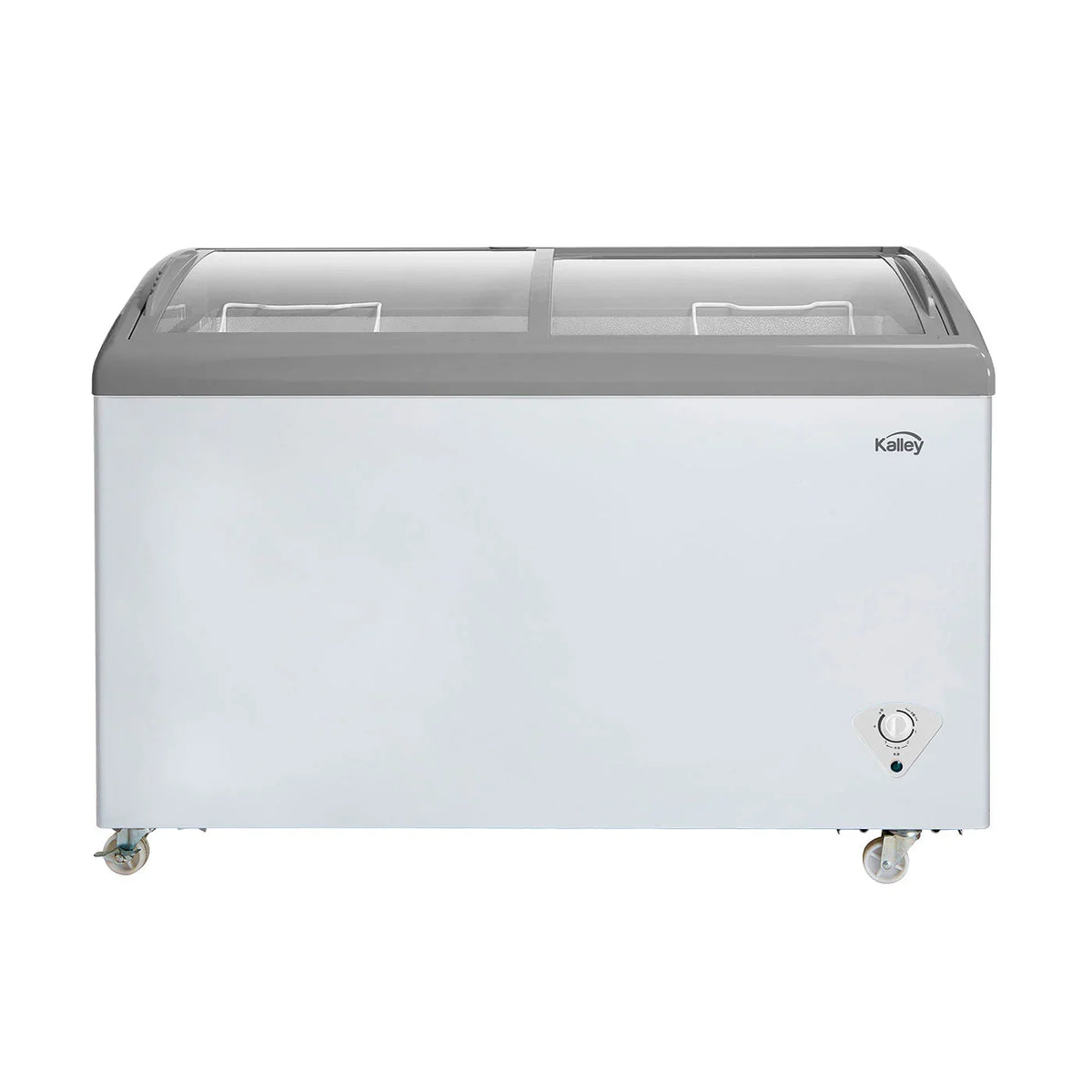2026 Weißer Gefrierschrank 125,5x89 cm mit 254 Litern und zwei Fächern