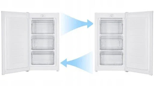 KLEINER GEFRIERSCHRANK 60L 3 SCHUBLADEN GERÄUMIG WEISS