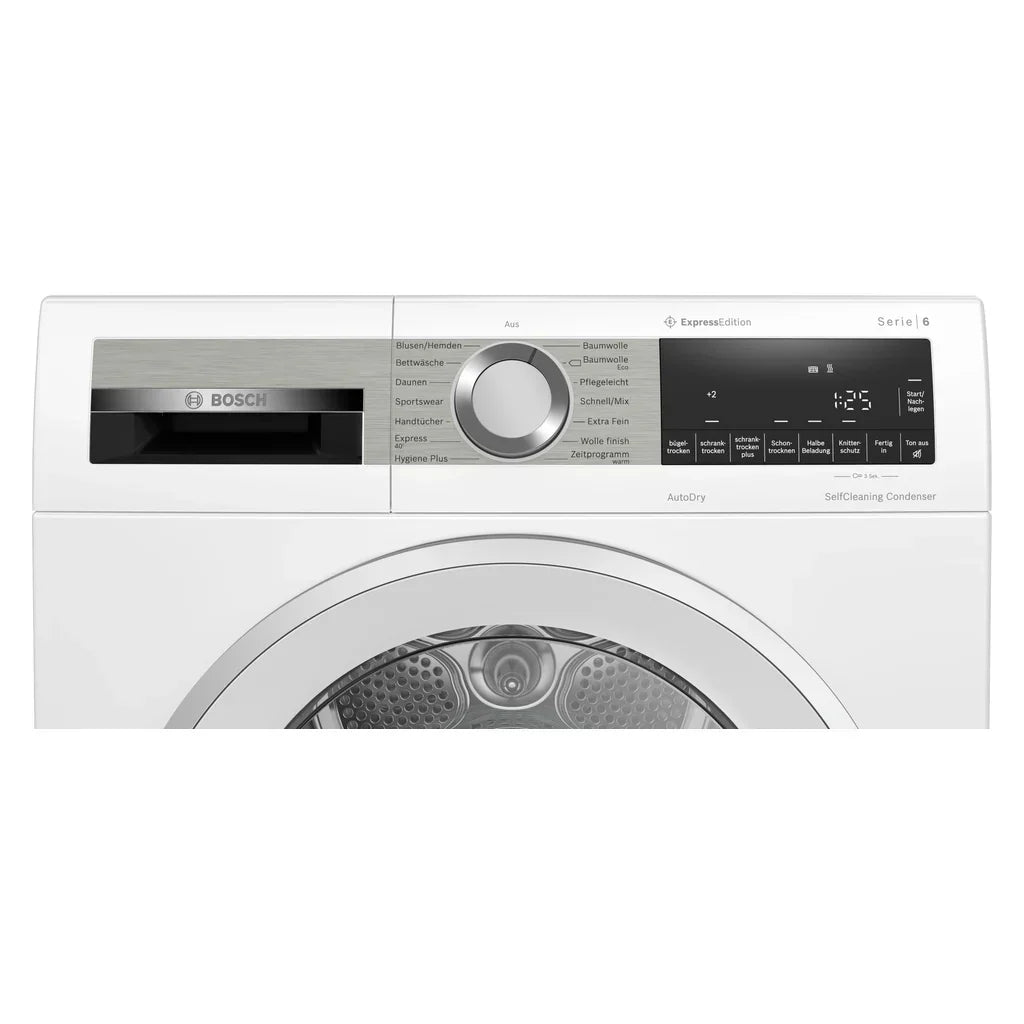 2026 Wärmepumpentrockner Bosch Serie 6 WQG235DH0 8 kg weiß A+++