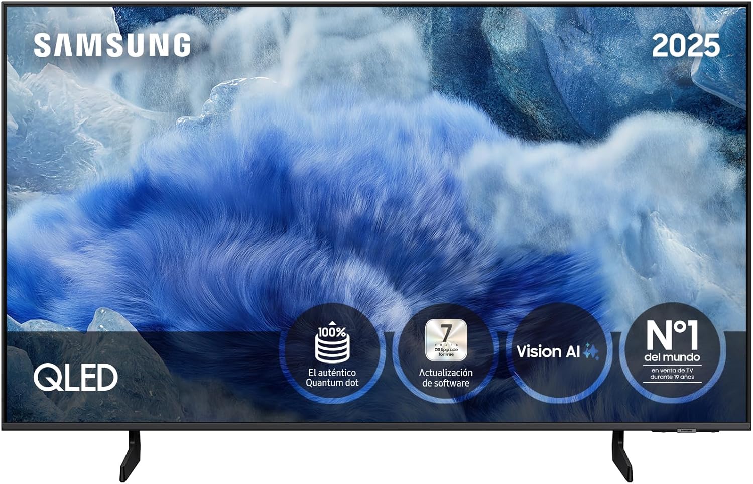 TV 43 Zoll QLED Q8F 4K Smart TV mit Vision AI, 100 % Farbvolumen mit Quantum Dot, echtem Quantum Dot und Motion Xcelerator