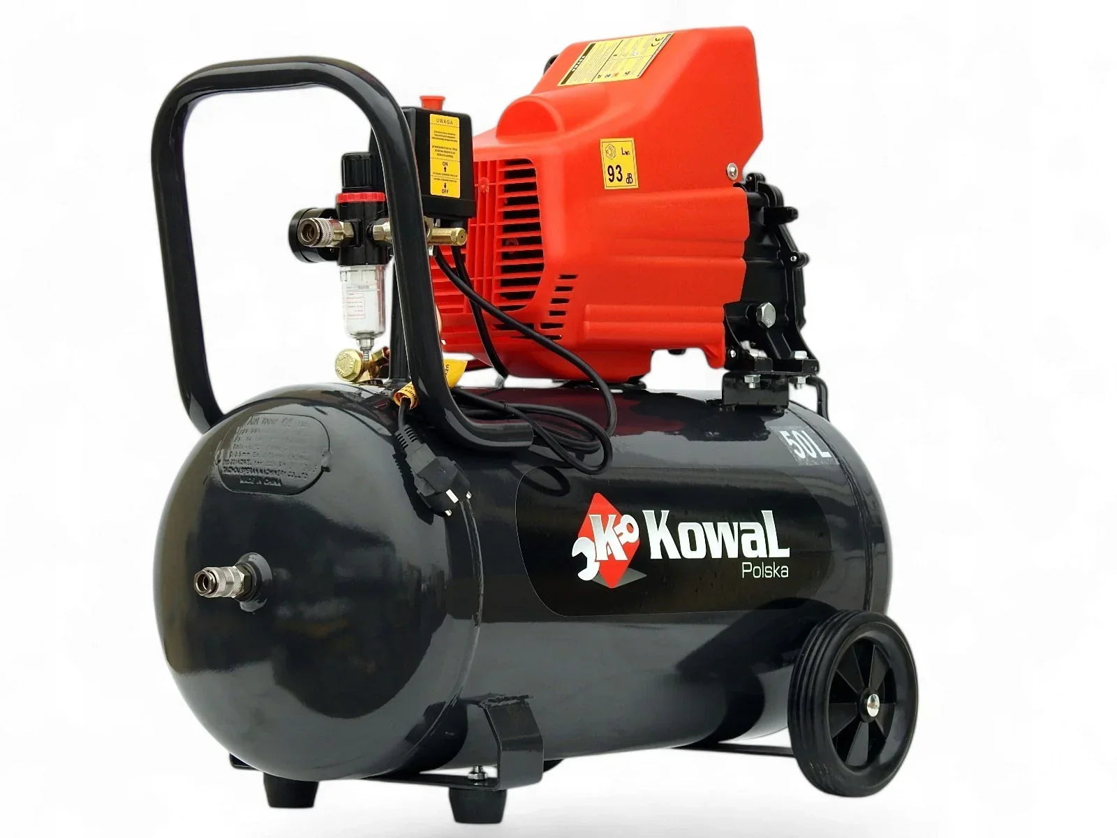 PROFESSIONELLER 12Bar 50L Öl-Kolbenkompressor Luftpumpe