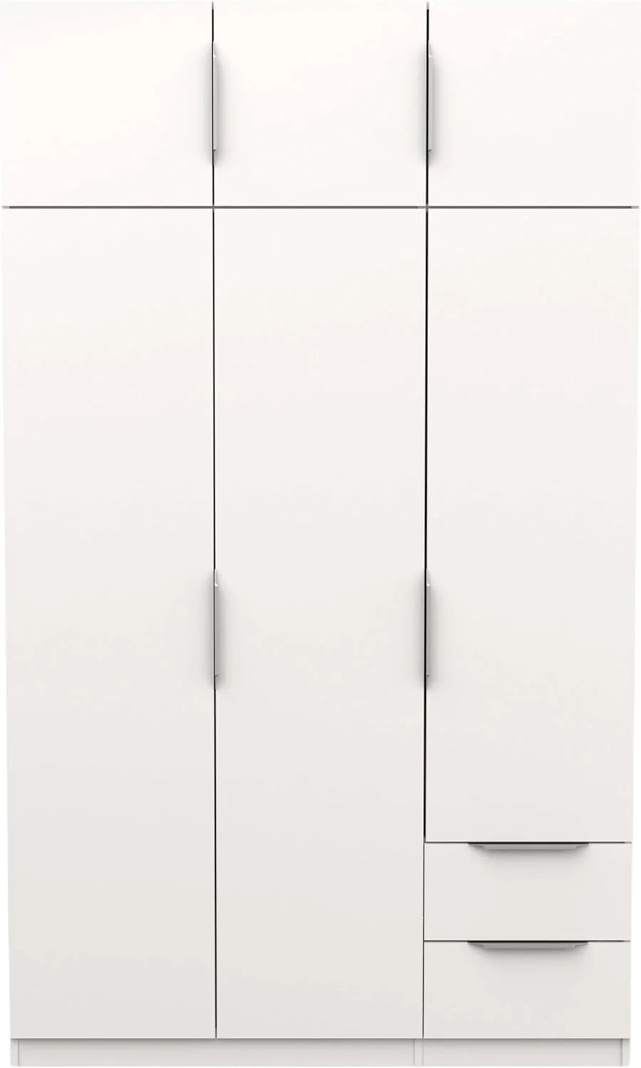 Miroytengo Armario Ghost Grande 6 Puertas y 2 Cajones Color Blanco Mate 203x119 cm