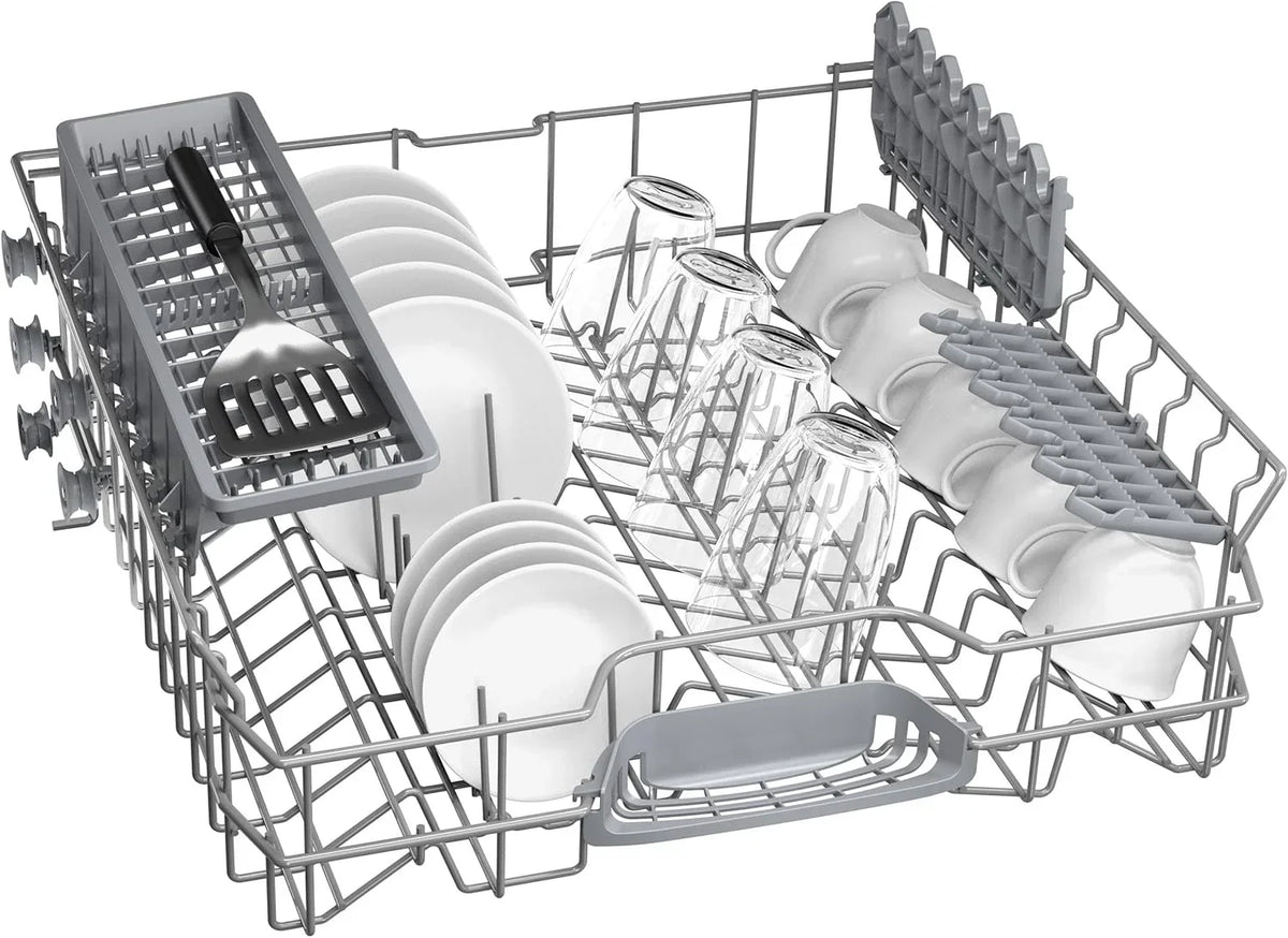 Balay 3VF5012NP Integrated Dishwasher, 60 cm, Extra-Quiet Motor, Automatic Program, Grey