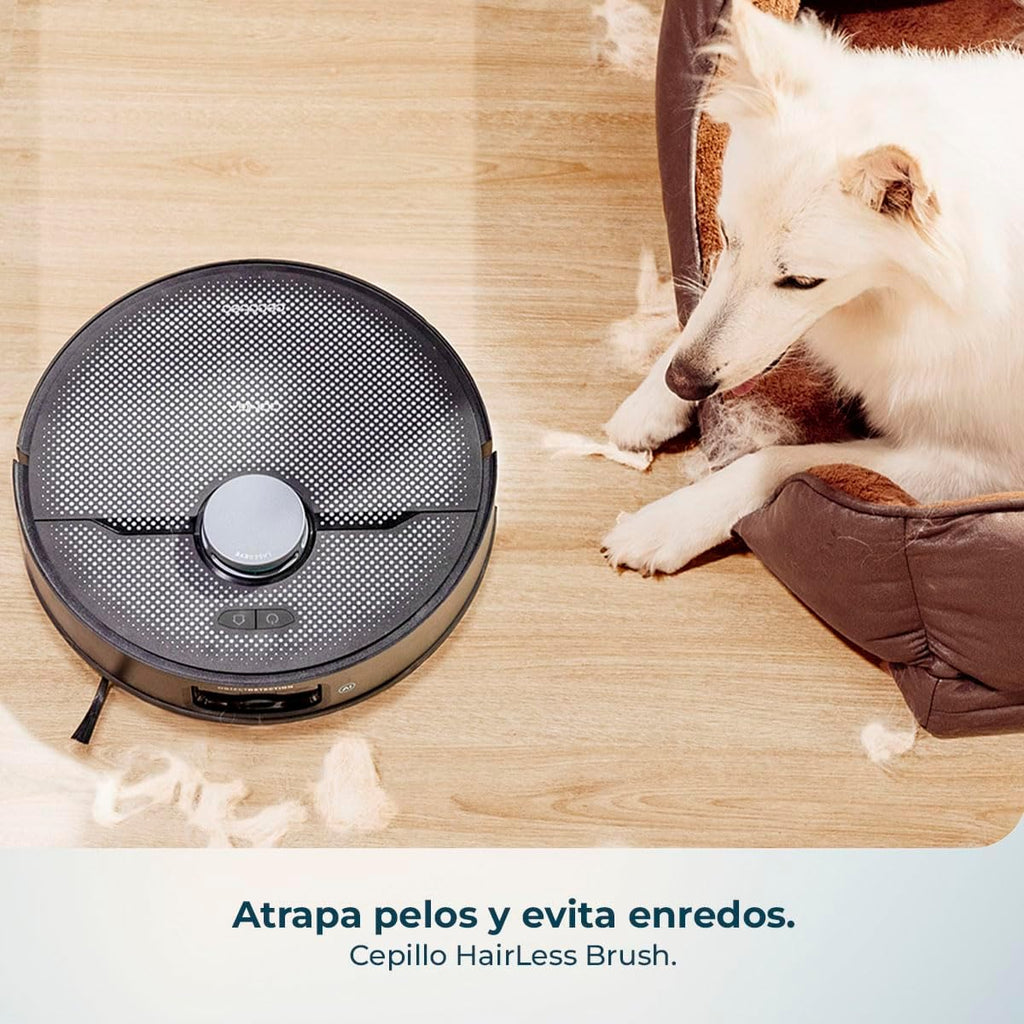 Cecotec Roboter-Staubsauger und Wischroboter mit KI und Selbstreinigungsstation Conga X70. 15000Pa Saugmotor, 4-in-1-Station, Laser-Technologie, rotierende Mopps, Seitenbürste, App und Bluetooth