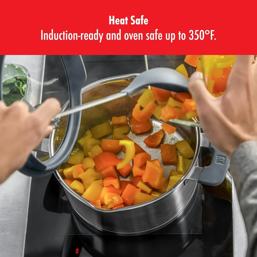ZWILLING SIMPLIFY 66870-005-0 Pots set Stainless steel 5 pcs. Stainless steel, Silver Black