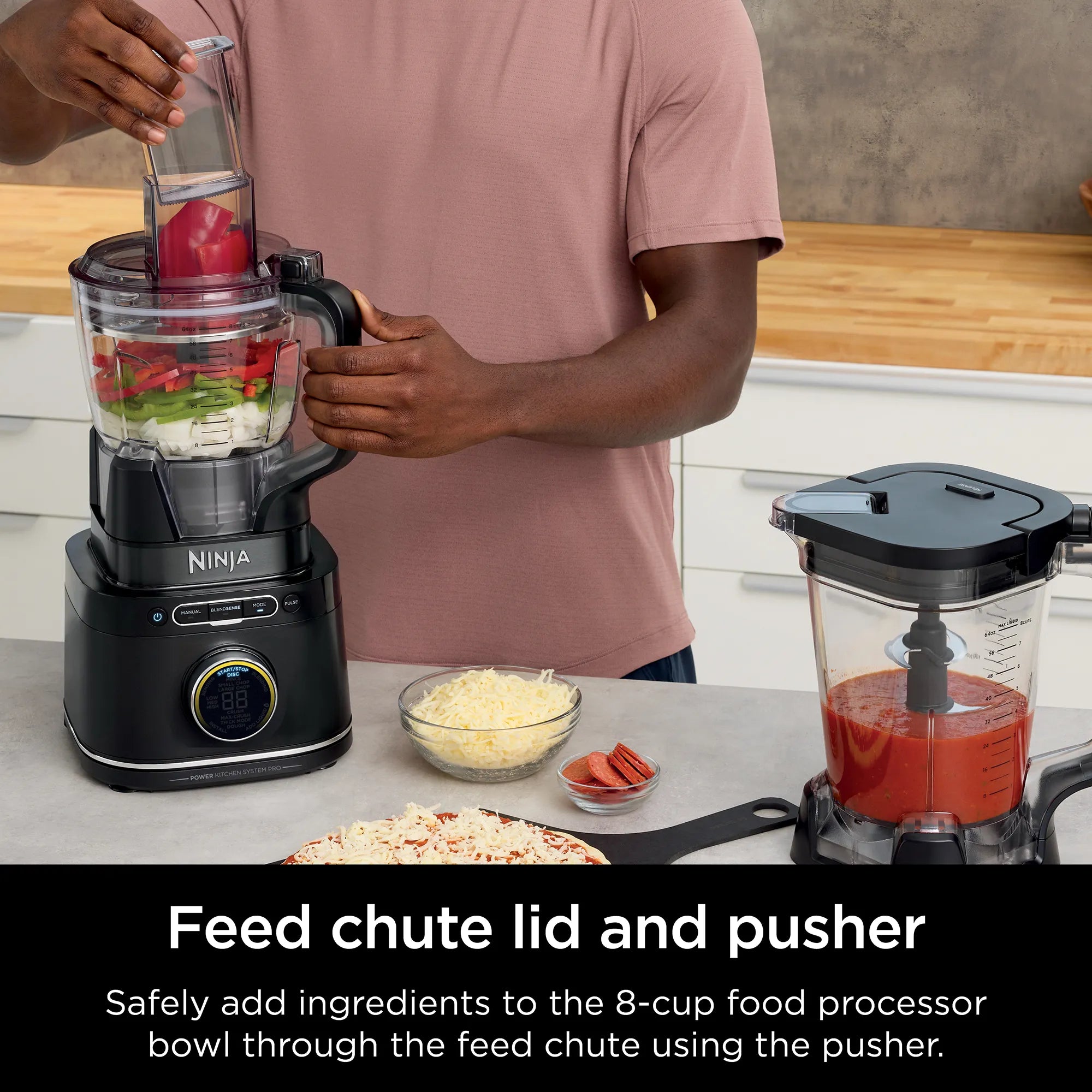 2025 Sistema de Cocina Ninja Detect™ Power Blender + Processor Pro