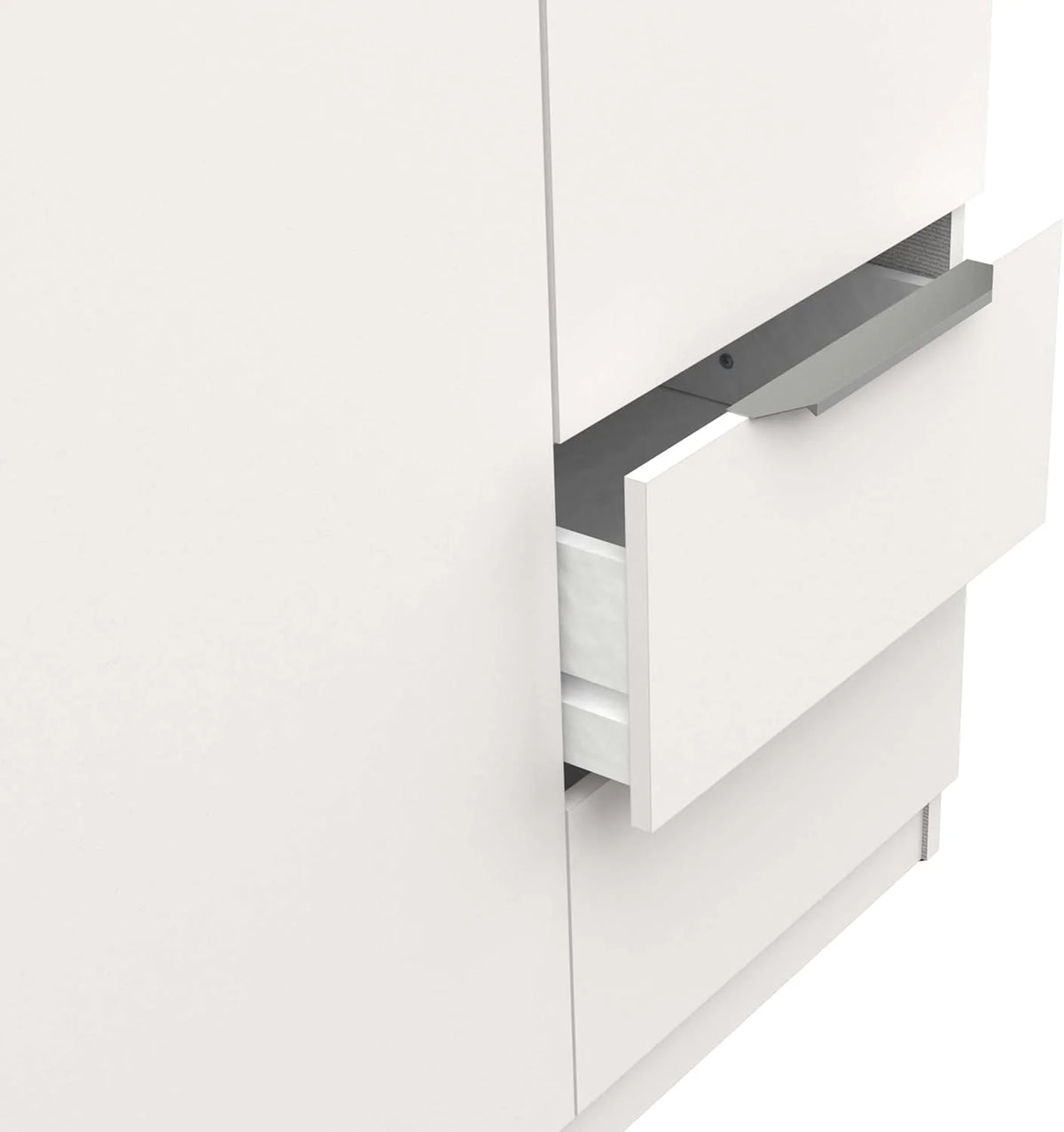 Miroytengo Armario Ghost Grande 6 Puertas y 2 Cajones Color Blanco Mate 203x119 cm