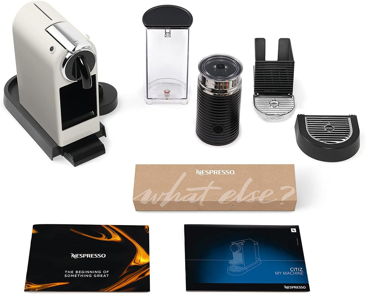 DeLonghi Nespresso Citiz EN267.WAE Kapselkaffeemaschine, spezielles Extraktionssystem, 1710 W, 1 L, Kunststoff, Weiß
